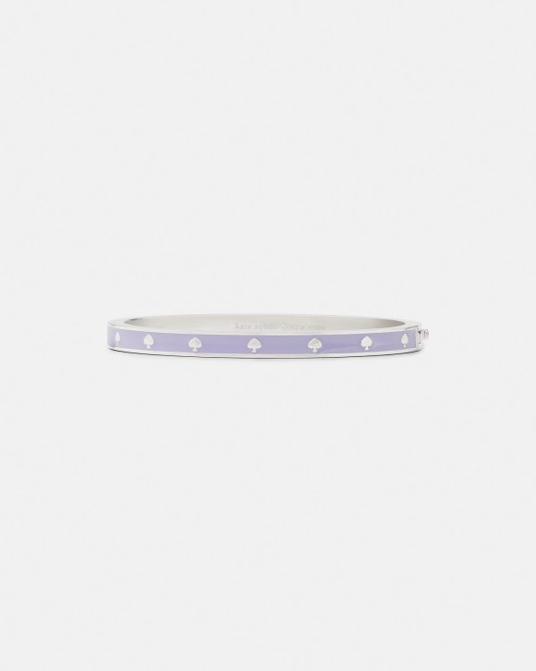 Kate Spade Spot The Spade Enamel Hinged Bangle