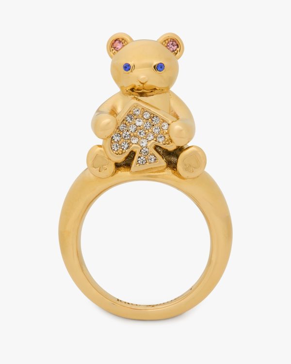 Kate Spade Oh What Fun Spade Teddy Bear Ring
