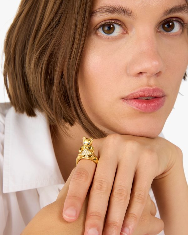 Kate Spade Oh What Fun Spade Teddy Bear Ring