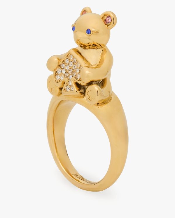 Kate Spade Oh What Fun Spade Teddy Bear Ring