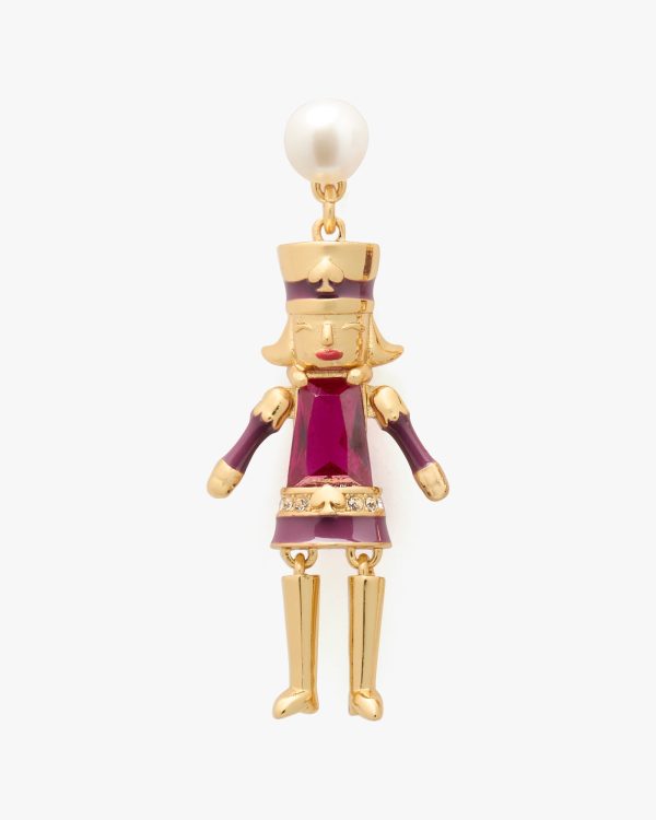 Kate Spade Oh What Fun Nutcracker Earrings