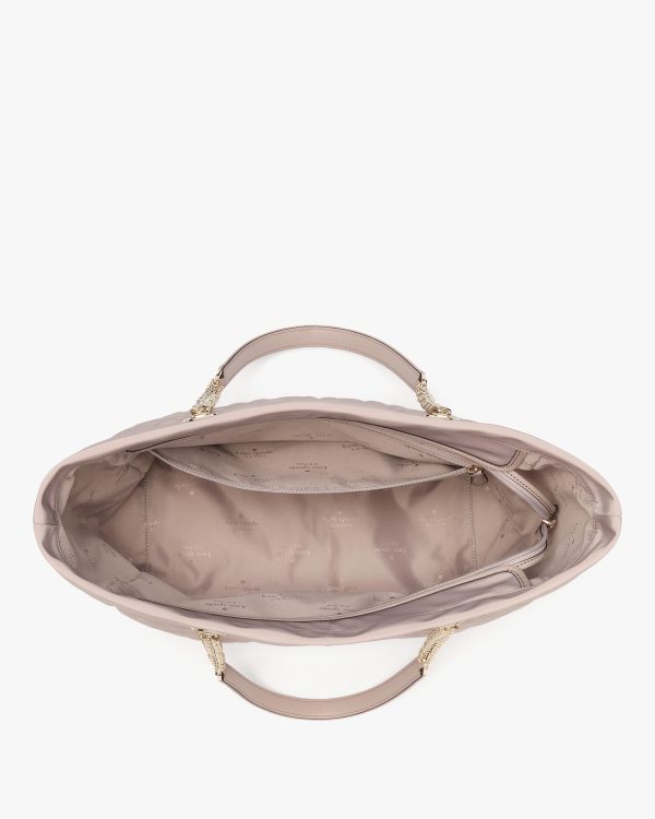 Kate Spade Spade Flower Quilted Fabric XL Tote