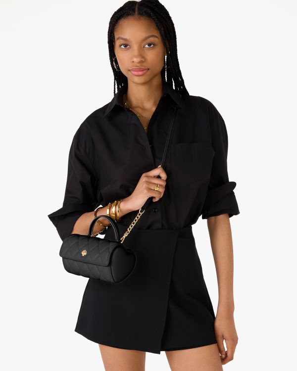 Kate Spade Heart Barrel Quilted Crossbody