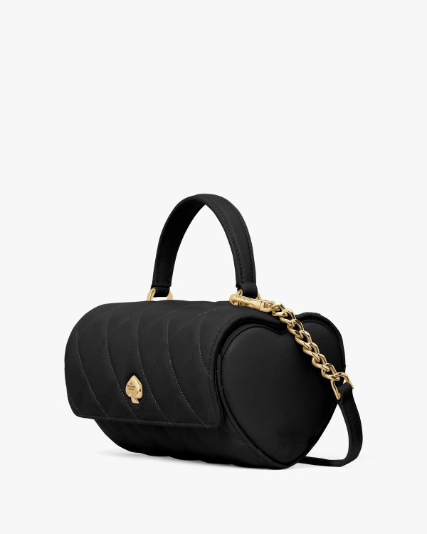 Kate Spade Heart Barrel Quilted Crossbody