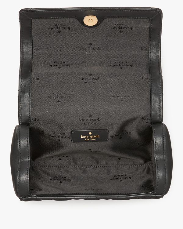 Kate Spade Heart Barrel Quilted Crossbody