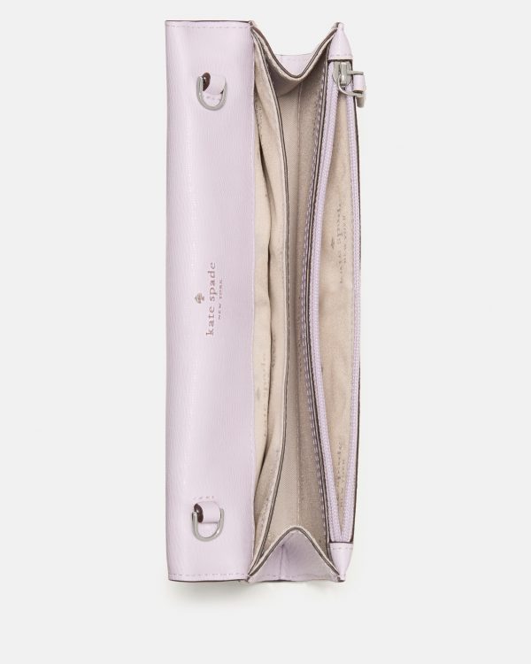 Kate Spade Phoebe Refined Grain Leather Turnlock Wallet On A Chain