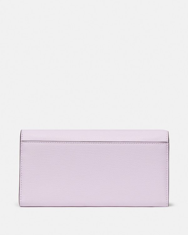 Kate Spade Phoebe Refined Grain Leather Turnlock Wallet On A Chain
