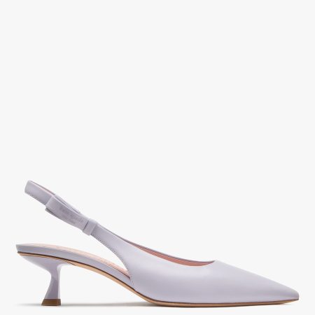 Kate Spade Riley Slingback Smooth Leather Kitten Heel