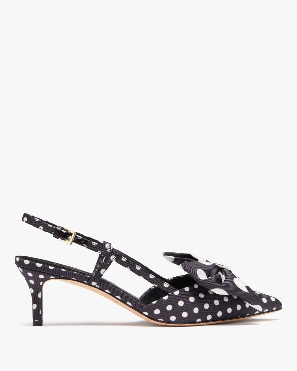 Kate Spade Rue Breezy Dot Slingback Pumps