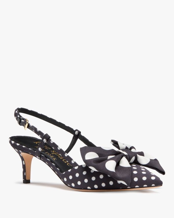 Kate Spade Rue Breezy Dot Slingback Pumps