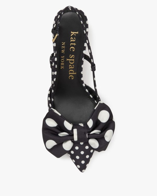 Kate Spade Rue Breezy Dot Slingback Pumps