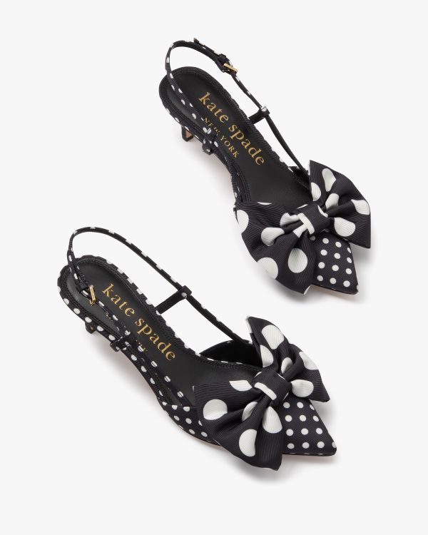 Kate Spade Rue Breezy Dot Slingback Pumps