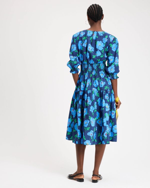 Kate Spade Springtime Blooms Smocked Dress