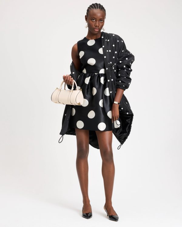 Kate Spade Breezy Dot Fit-and-flare Bow Dress