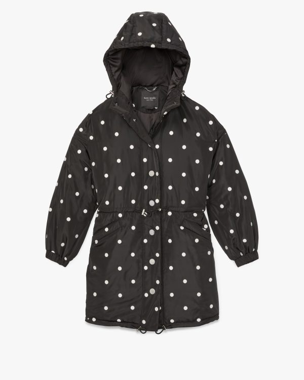 Kate Spade Breezy Dot Oversized Anorak