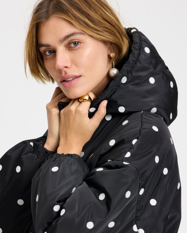 Kate Spade Breezy Dot Oversized Anorak