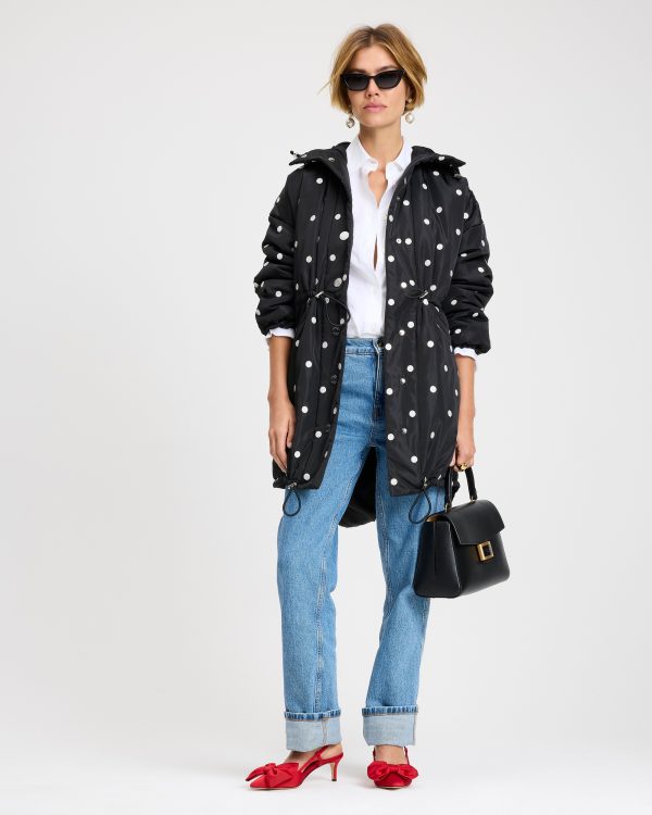 Kate Spade Breezy Dot Oversized Anorak
