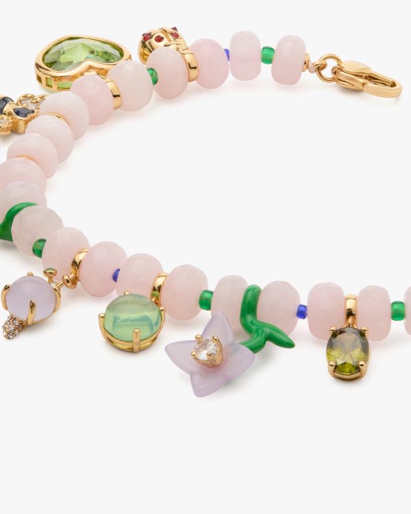 Kate Spade Garden Friends Beaded Charm Bracelet