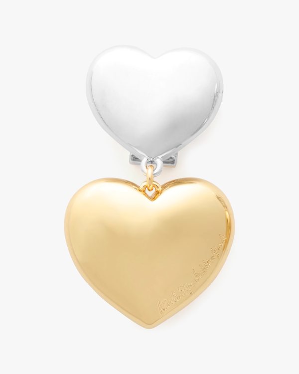 Kate Spade Heart You Double Drop Earrings