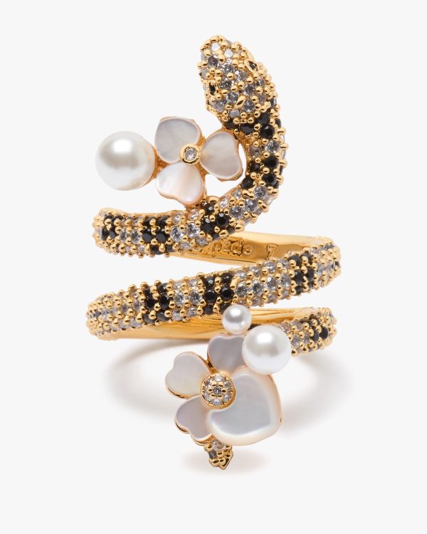 Kate Spade Shining Snake Statement Wrap Ring