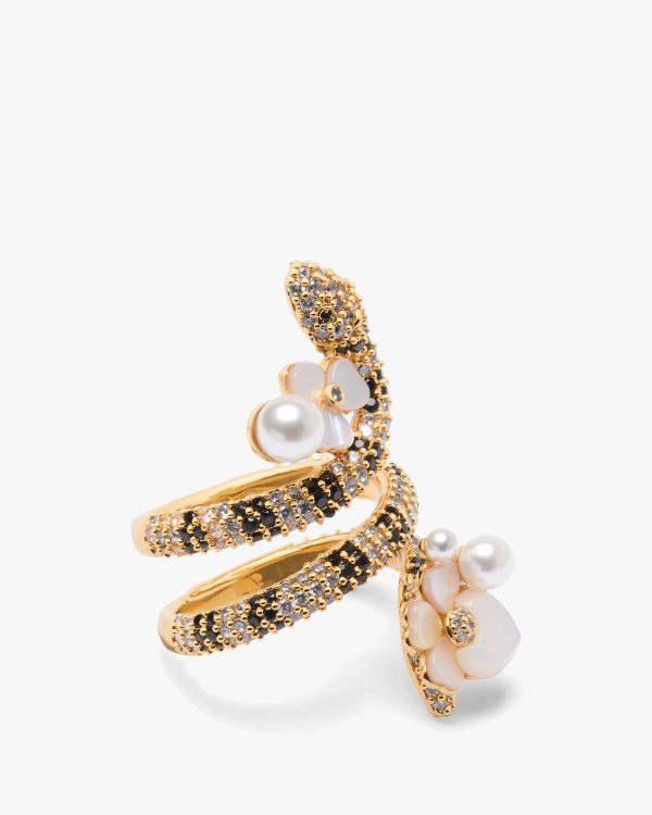 Kate Spade Shining Snake Statement Wrap Ring
