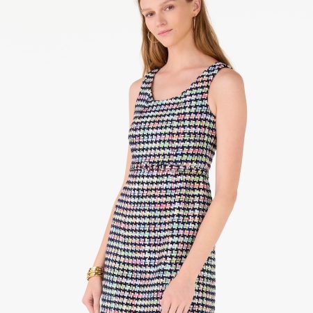 Kate Spade Belted Tweed Dress