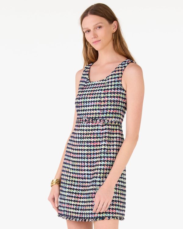 Kate Spade Belted Tweed Dress