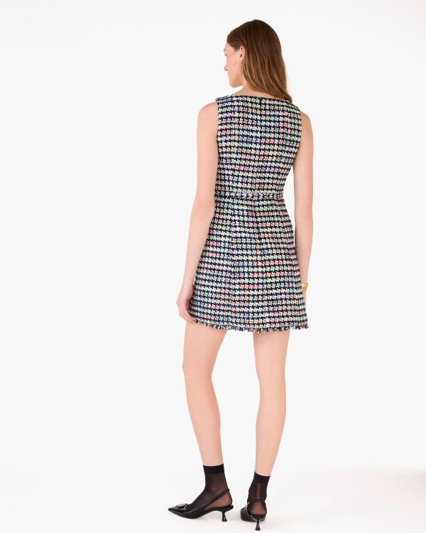 Kate Spade Belted Tweed Dress