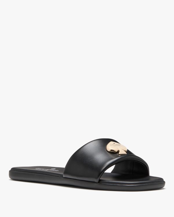 Kate Spade Kendall Smooth Leather Slide Sandal