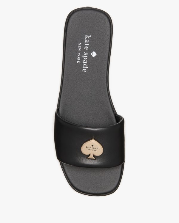 Kate Spade Kendall Smooth Leather Slide Sandal