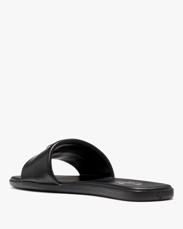 Kate Spade Kendall Smooth Leather Slide Sandal