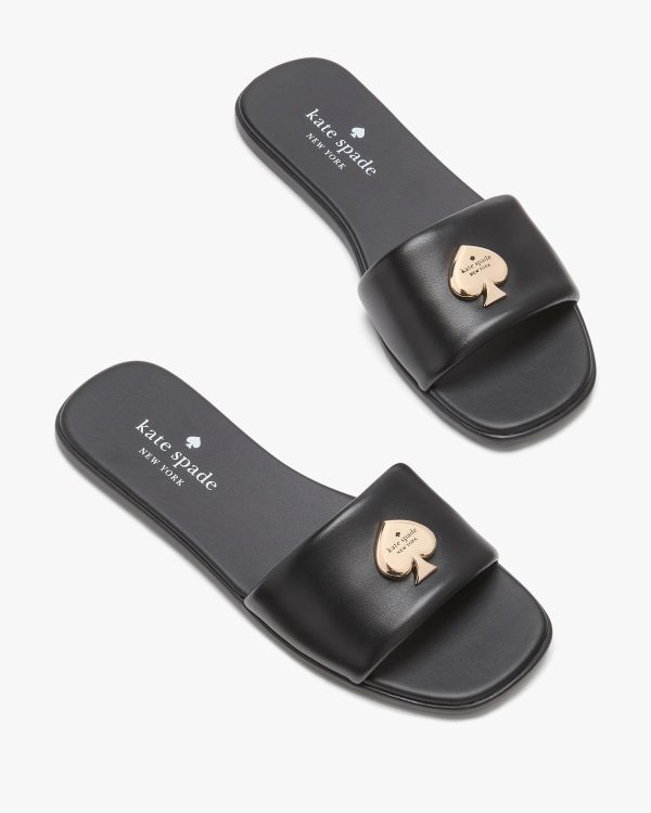 Kate Spade Kendall Smooth Leather Slide Sandal