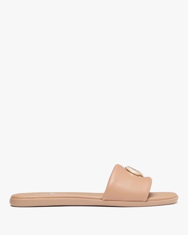 Kate Spade Kendall Smooth Leather Slide Sandal