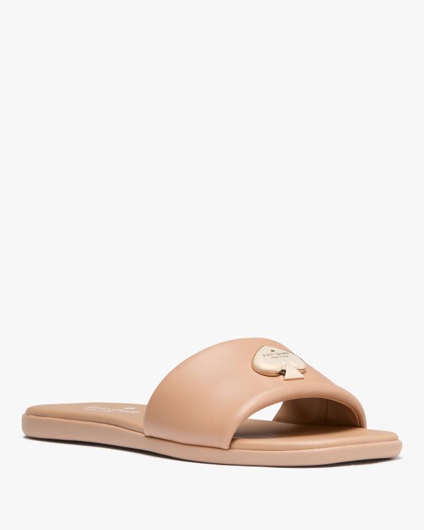 Kate Spade Kendall Smooth Leather Slide Sandal