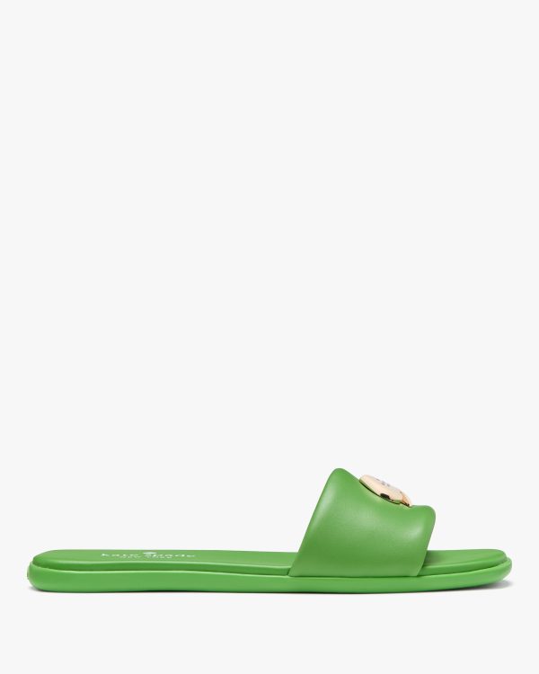 Kate Spade Kendall Smooth Leather Slide Sandal