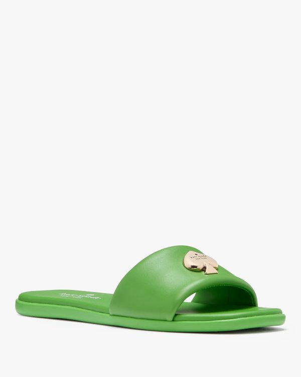 Kate Spade Kendall Smooth Leather Slide Sandal