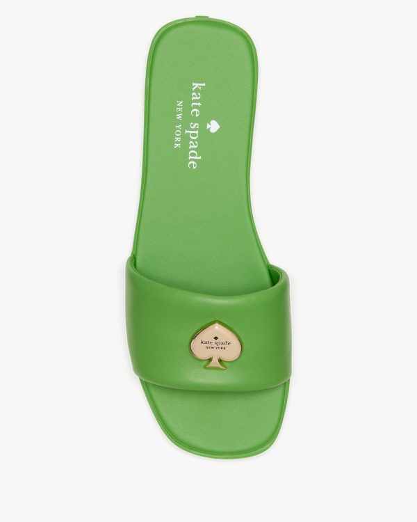 Kate Spade Kendall Smooth Leather Slide Sandal