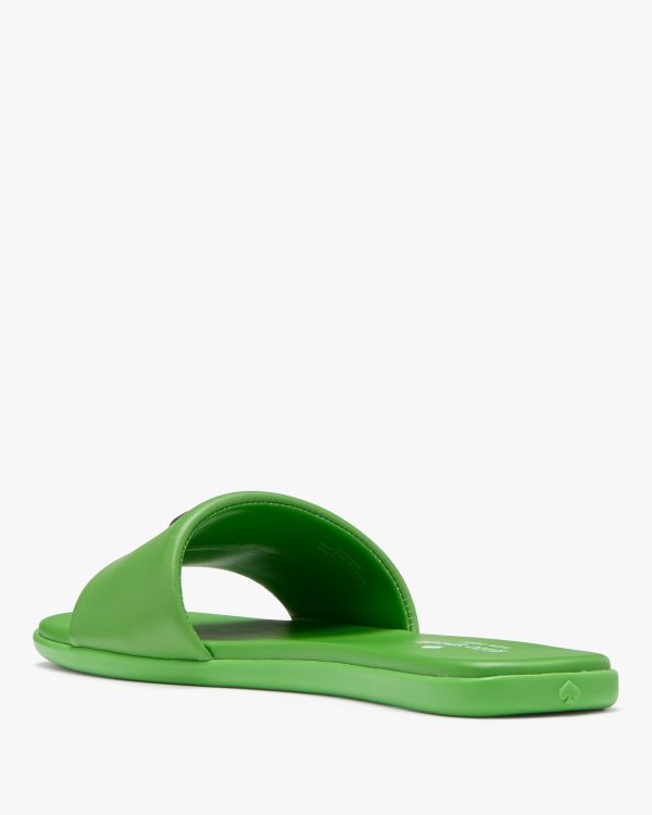 Kate Spade Kendall Smooth Leather Slide Sandal