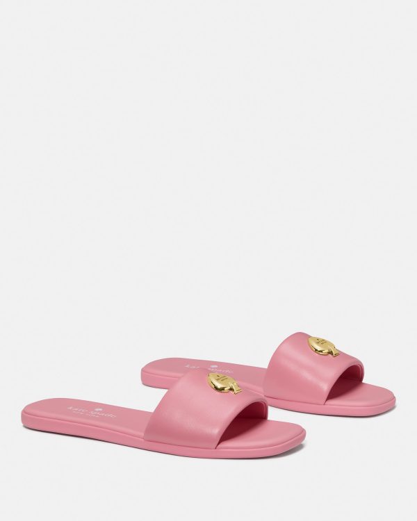Kate Spade Kendall Smooth Leather Slide Sandal
