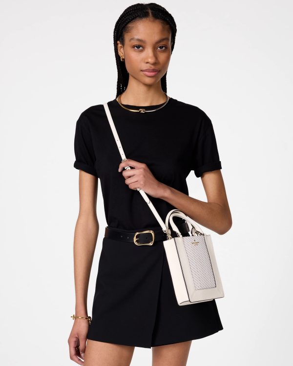 Kate Spade Lena Straw Mini Tote