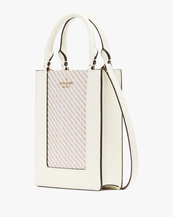 Kate Spade Lena Straw Mini Tote