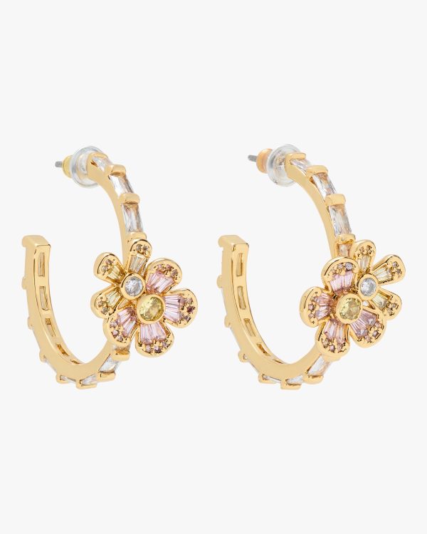 Kate Spade Fleurette Hoops