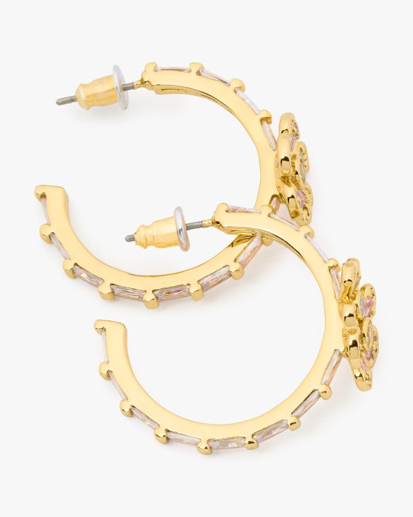 Kate Spade Fleurette Hoops