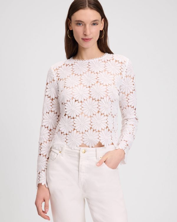 Kate Spade Daisy Lace Top