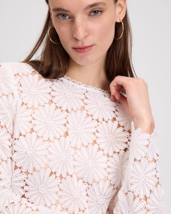 Kate Spade Daisy Lace Top