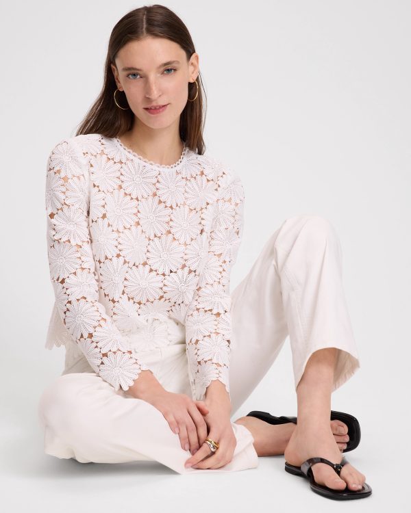 Kate Spade Daisy Lace Top