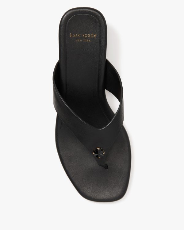 Kate Spade Spade Flower Kitten Heel Sandals