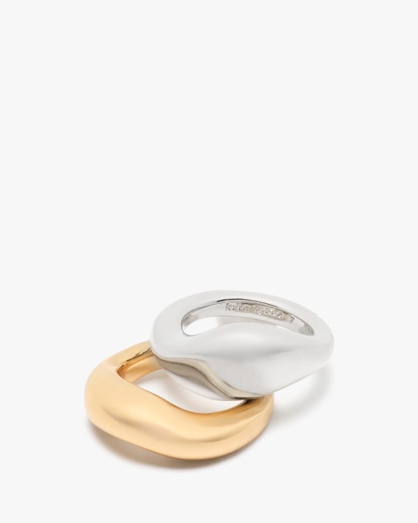Kate Spade Molten Stacking Rings