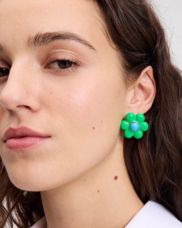 Kate Spade Petal Puff Statement Studs