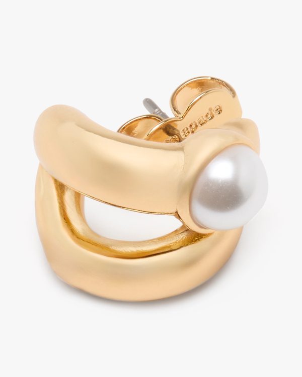 Kate Spade Keep Sparkling Round Double Huggies